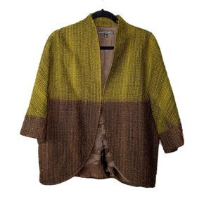 LaFayette 148 Wool Twill Blazer Jacket,